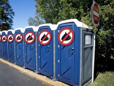 Professional construction toilets porta rental services in Detroit